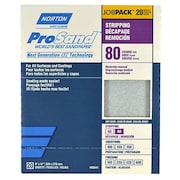 Norton Co 9" x 11" ProSand Sanding Sheet 80-Grit, PK 20 02641